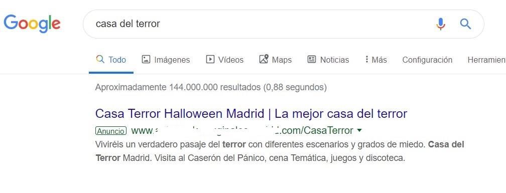 Nueva campaa Google Ads terminos Halloween by AnunciosGoogle.com